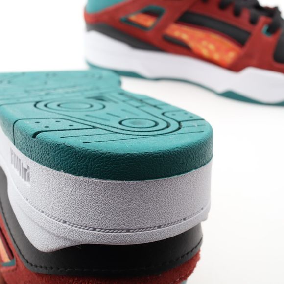 PUMA MINECRAFT Slipstream Sneakers Russet Brown Teal Green Big Kids Junior 6 - Picture 15 of 16